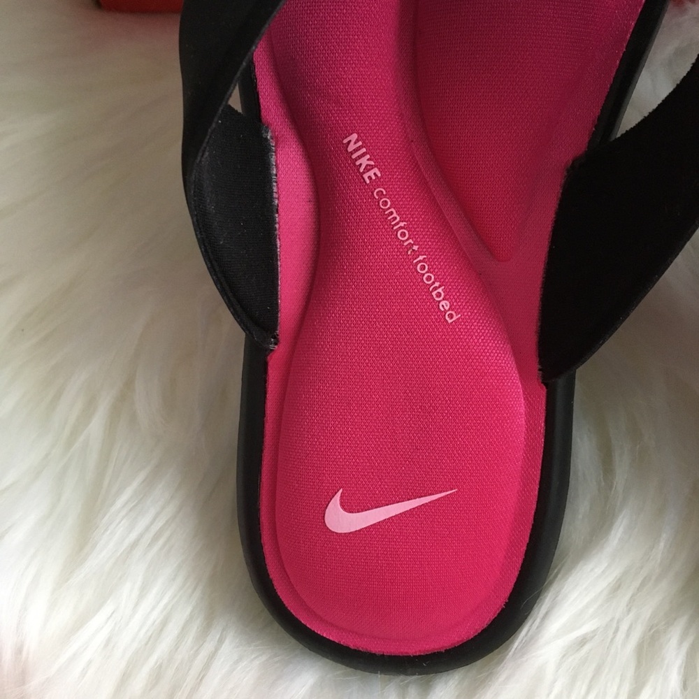NEW Nike Ultra Comfort thong sandals -pink - Picture 4 of 7